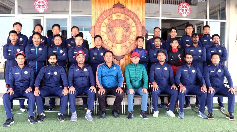 The Nagaland senior men’s cricket team which will take part in the Vijay Hazare One Day Trophy from February 21.